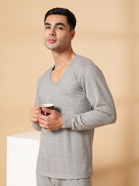 Uzarus Men's Thermal Set (Top & Bottom) | Full Sleeve | Winter Wear | Body Warmer Set
