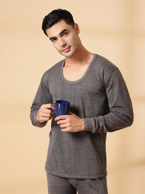 Uzarus Men's Thermal Set (Top & Bottom) | Full Sleeve | Winter Wear | Body Warmer Set
