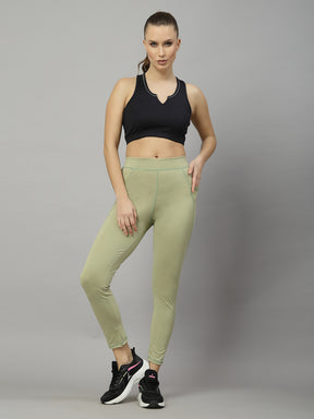 UZARUS Gym wear Premium Active wear 4 way Leggings Workout Pants with Side Pockets/Stretchable Tights/Highwaist Sports Fitness Yoga Track Pants for Women & Girls