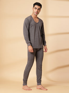 Uzarus Men's Thermal Set (Top & Bottom) | Full Sleeve | Winter Wear | Body Warmer Set