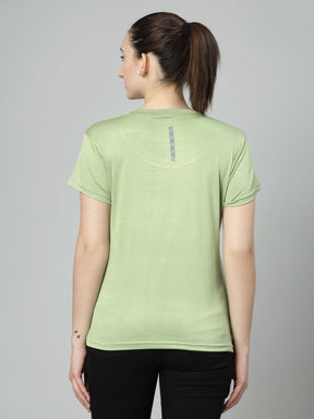 UZARUS Women's Comfort Active Fit Workout Top Sports Gym T-Shirt (Pack Of 2)
