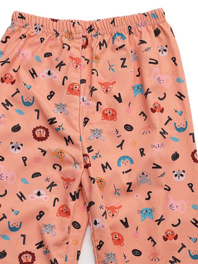 Uzarus Relaxed Pajama Pants with All Over Print for Boys and Girls (Bright Colors)(Regular Fit)(Pack of 5)