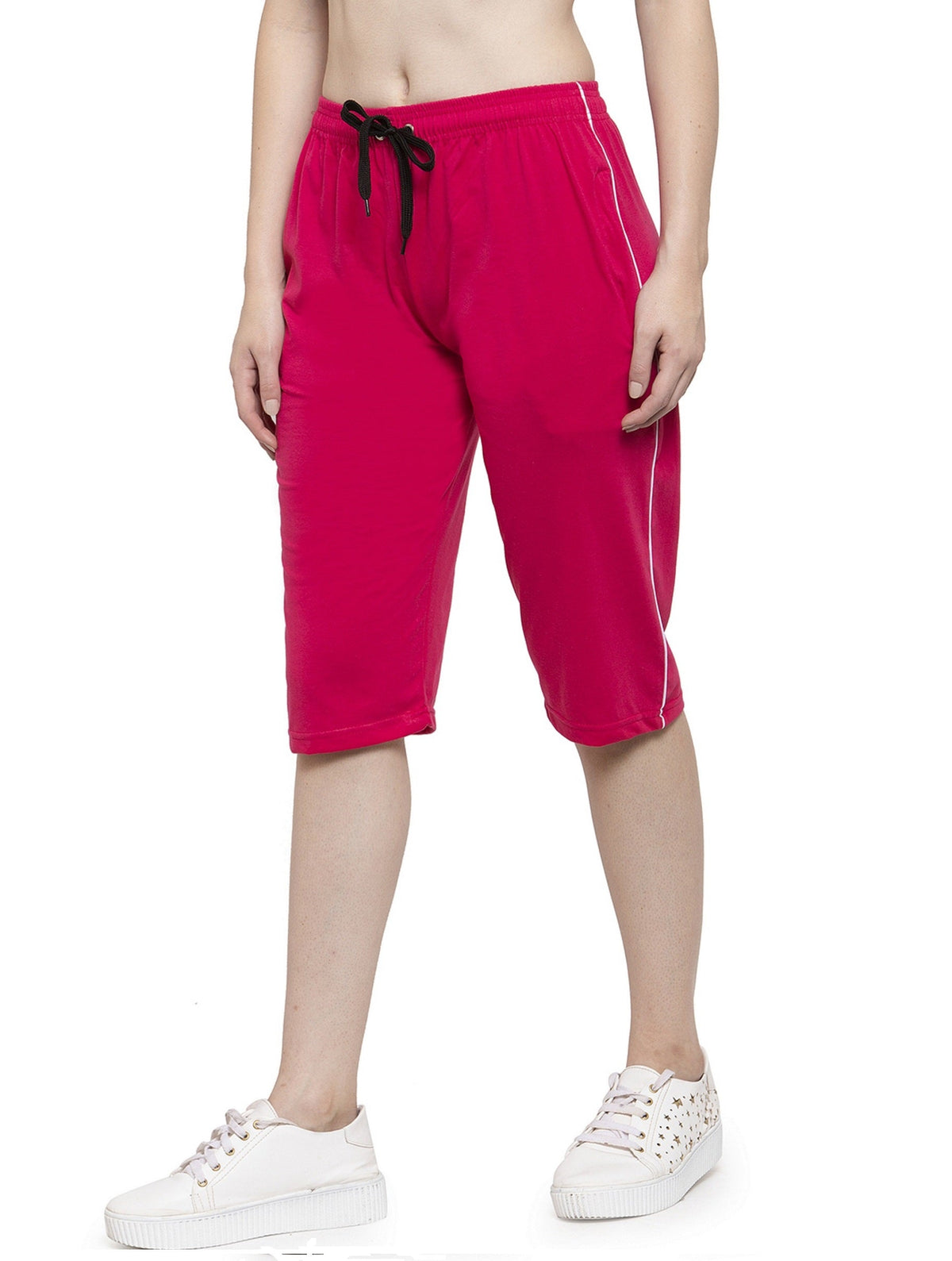 Women's Gauze Cotton Capri Beach Pants with Pockets – J & Ce