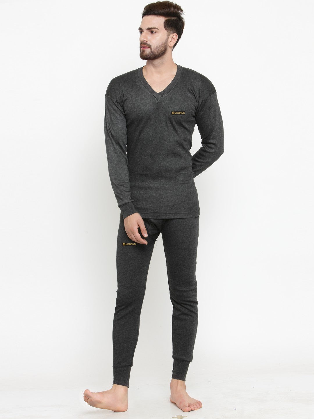 MEN'S THERMAL SET ( V-NECK VEST AND TROUSER)