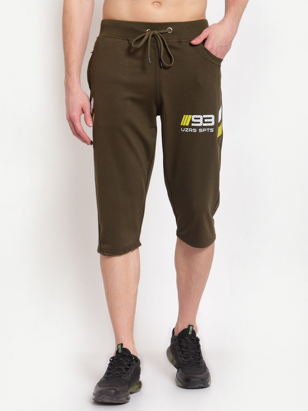 Hfyihgf Men's Cotton Casual Sweat Shorts 3/4 Jogger Capri Pants Breathable  Below Knee Athletic Track Short Pants with Pockets(Gray,XXL) - Walmart.com