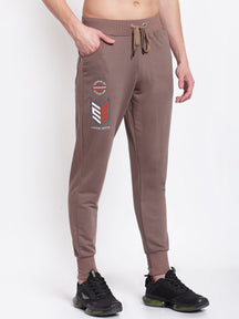 UZARUS Men's Cotton Joggers Track Pants with 2 Zippered Pockets