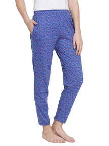 Uzarus Women's Cotton Track Pants With 2 Zippered Pockets