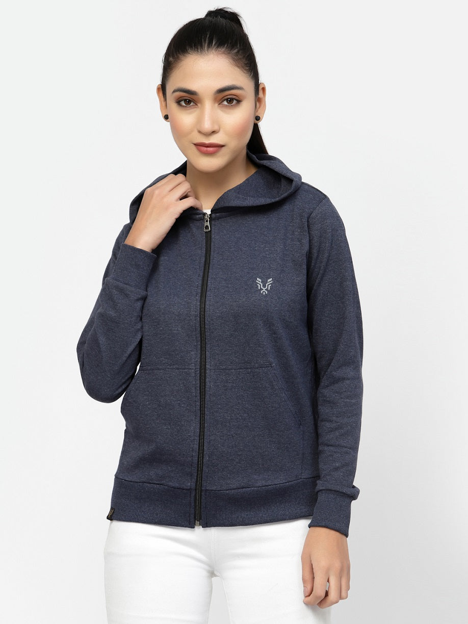 UZARUS Women's Cotton Anthra Sweatshirt Hoodie