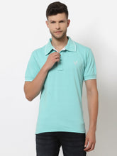 Men's Solid Cotton Regular Fit Polo T-Shirt