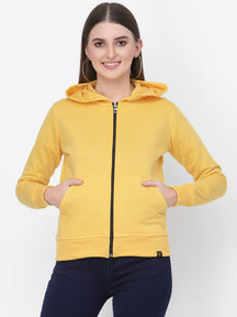 UZARUS Women's Cotton Fleece Premium Sweatshirt Hoodie