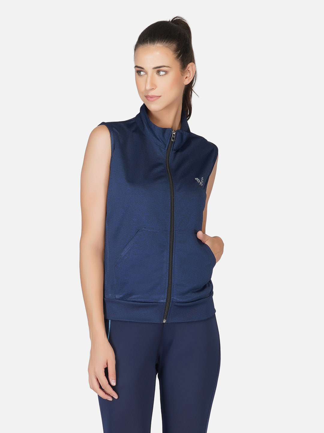 Uzarus Women's Sleeveless Training Sports Gym Jacket