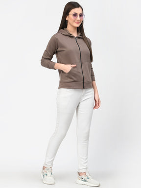 UZARUS Women's Cotton Fleece Premium Sweatshirt Hoodie