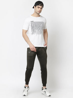 UZARUS Men's Joggers Track Pants with 1 Zippered Pocket for Gym, Yoga, Workout and Casual Wear