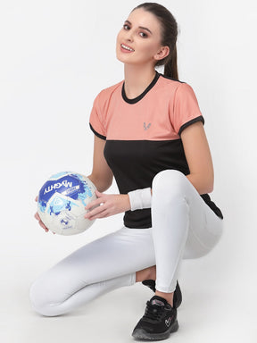 UZARUS Women's Dry Fit Workout Top Sports Gym T-Shirt