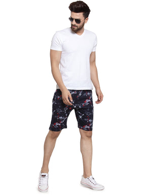 Uzarus Men's Cotton Bermuda Shorts With 2 Zippered Pockets