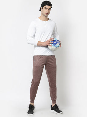 UZARUS Men's Joggers Track Pants with 1 Zippered Pocket for Gym, Yoga, Workout and Casual Wear