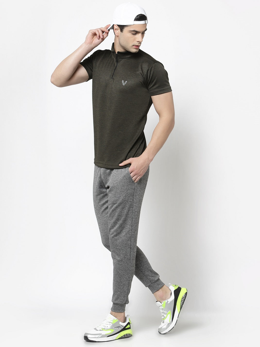 UZARUS Men's Regular Fit Sports Gym T-Shirt