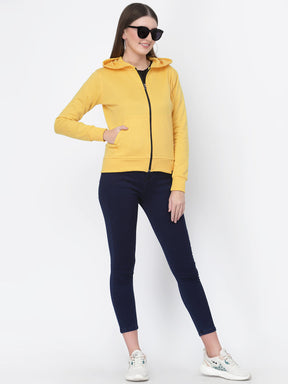 UZARUS Women's Cotton Fleece Premium Sweatshirt Hoodie