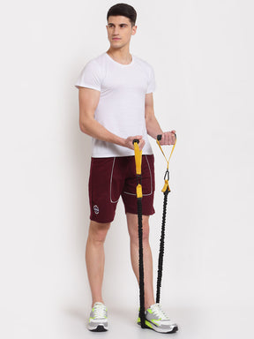 Uzarus Men's Cotton Bermuda Shorts With 2 Zippered Pockets