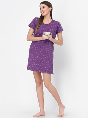 Uzarus Women's Cotton Long Top with 2 pockets
