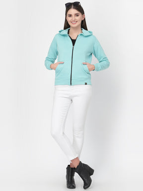 UZARUS Women's Cotton Fleece Premium Sweatshirt Hoodie