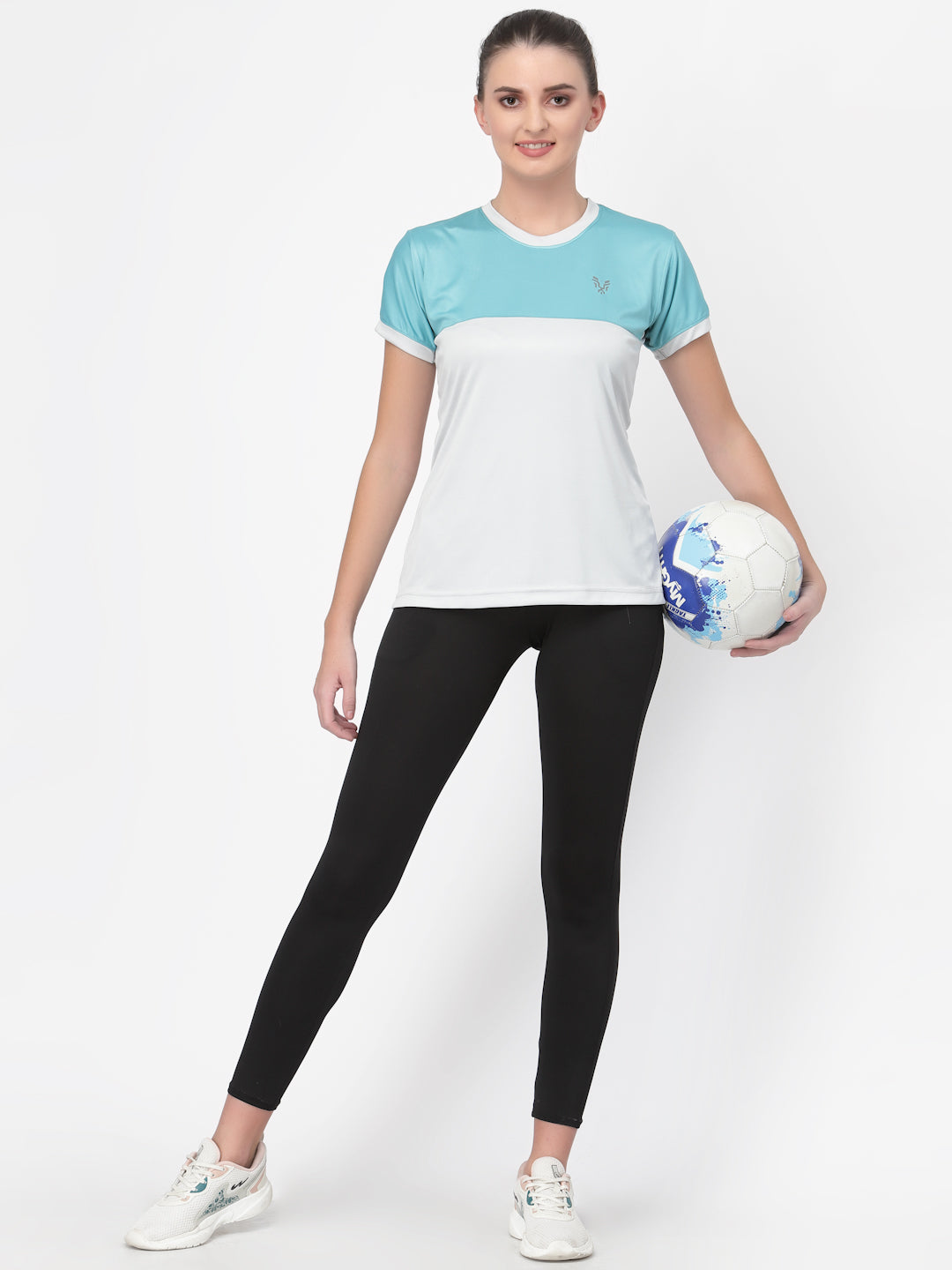 UZARUS Women's Dry Fit Workout Top Sports Gym T-Shirt