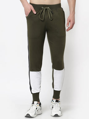 UZARUS Men's Cotton Regular fit Joggers Track Pants with 2 Zippered Pockets
