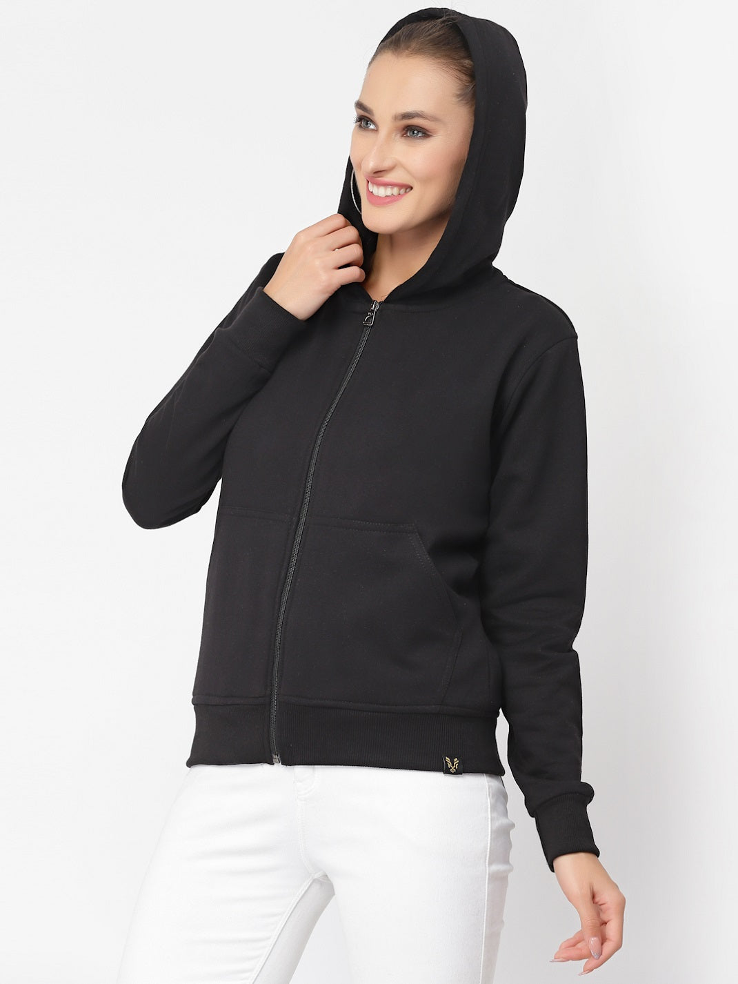 UZARUS Women's Cotton Fleece Premium Sweatshirt Hoodie