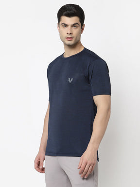 UZARUS Men's Dry Fit Sports Gym Regular T-Shirt