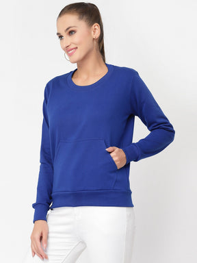 UZARUS Women's Cotton Fleece Premium Sweatshirt