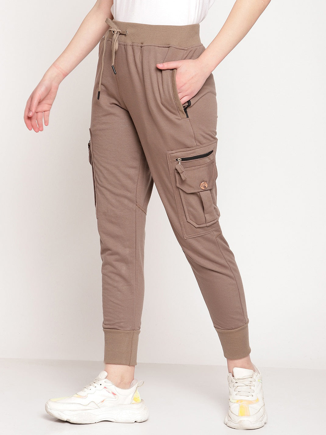 Y A FASHION COLLECTION Women's Regular Casual Pants, Solid Grey track Pants,  stretchable Lower and Trouser for