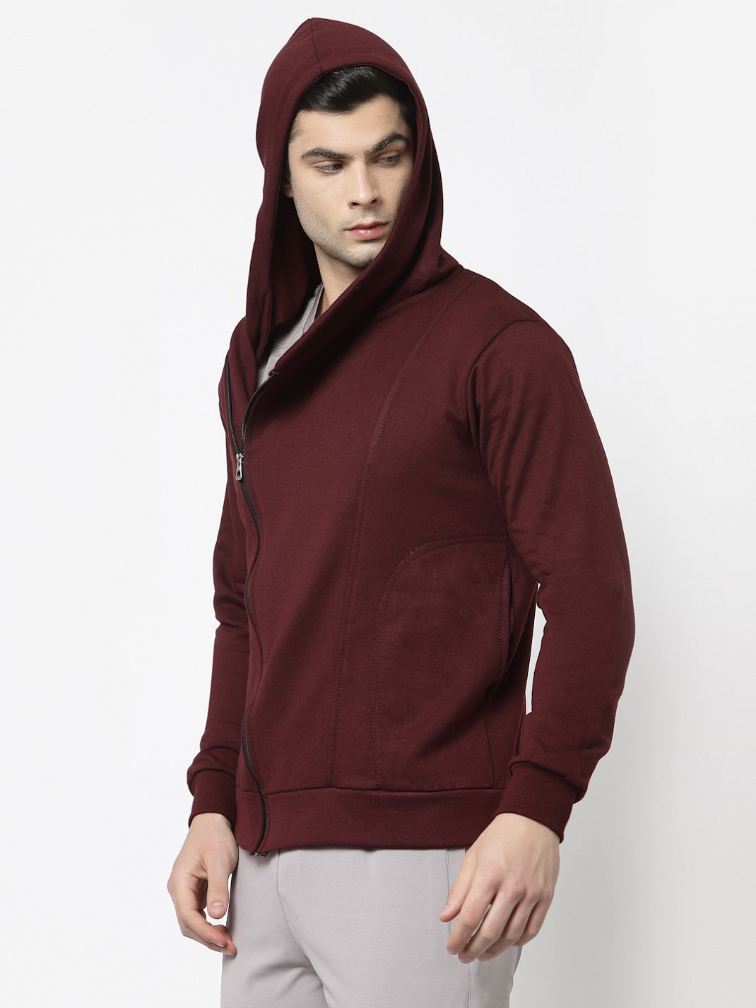 Men's Cotton Hoodie Jacket Sweatshirt