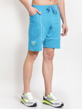 Uzarus Men's Cotton Bermuda Shorts With 2 Zippered Pockets