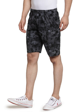 Uzarus Men's Cotton Bermuda Shorts With 2 Zippered Pockets