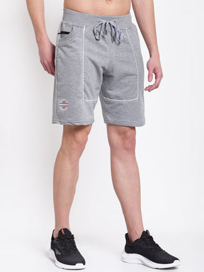 Uzarus Men's Cotton Bermuda Shorts With 2 Zippered Pockets