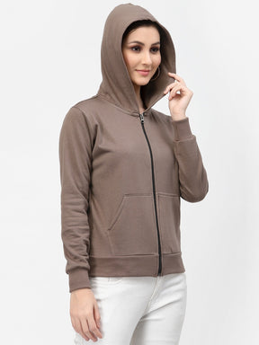 UZARUS Women's Cotton Fleece Premium Sweatshirt Hoodie