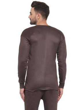 MEN'S SOLID V-NECK THERMAL TOP