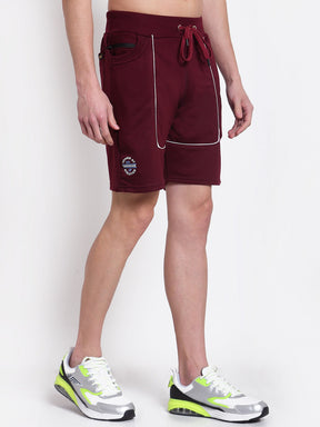 Uzarus Men's Cotton Bermuda Shorts With 2 Zippered Pockets