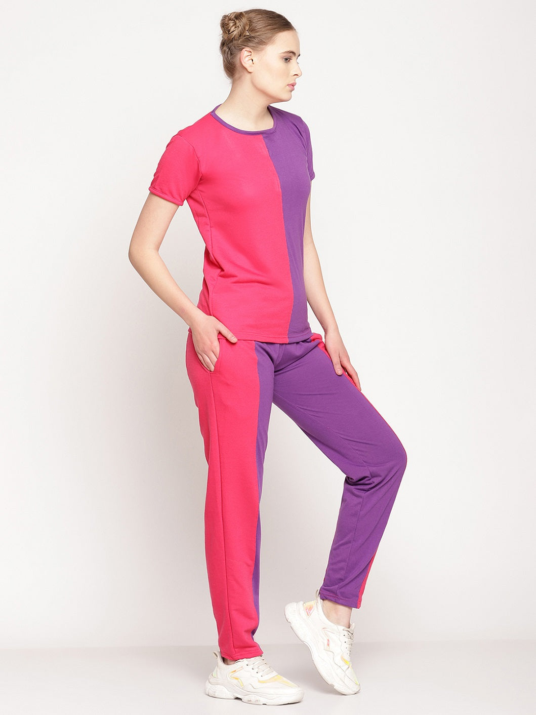 UZARUS Women's Cotton Set of Top and Pyjama