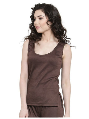 WOMEN'S CUT SLEEVES THERMAL TOP
