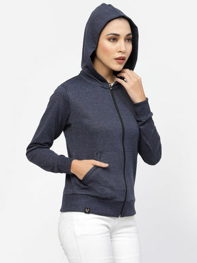 UZARUS Women's Cotton Anthra Sweatshirt Hoodie