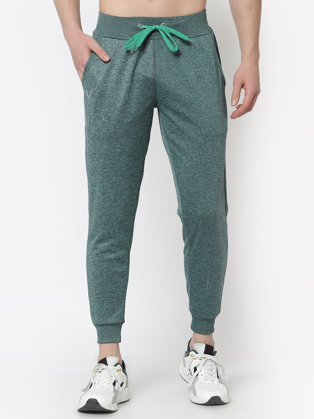 UZARUS Men's Joggers Track Pants with 1 Zippered Pocket for Gym, Yoga, Workout and Casual Wear