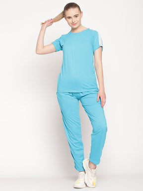 UZARUS Women's Cotton Set of Top and Pyjama