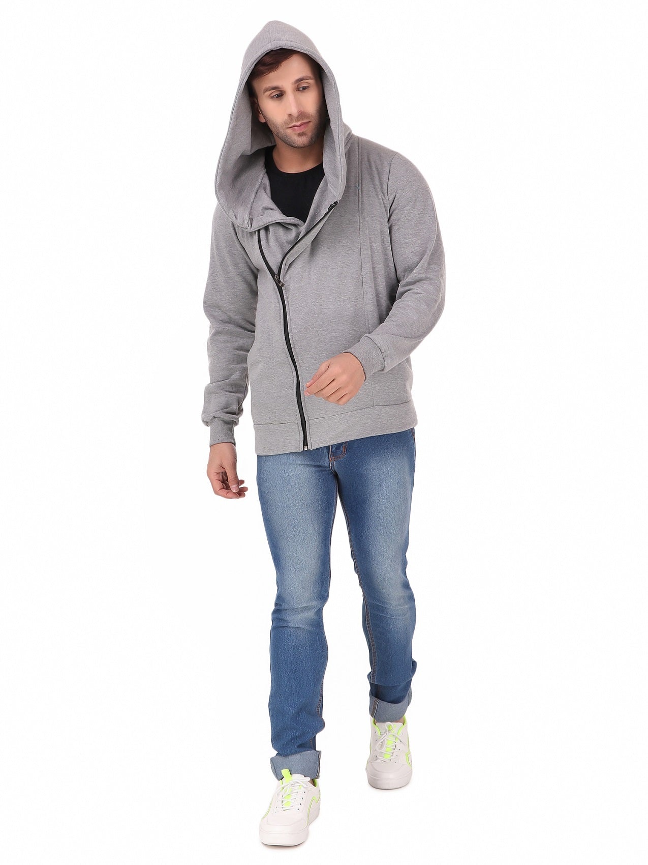 Men's Cotton Hoodie Jacket Sweatshirt