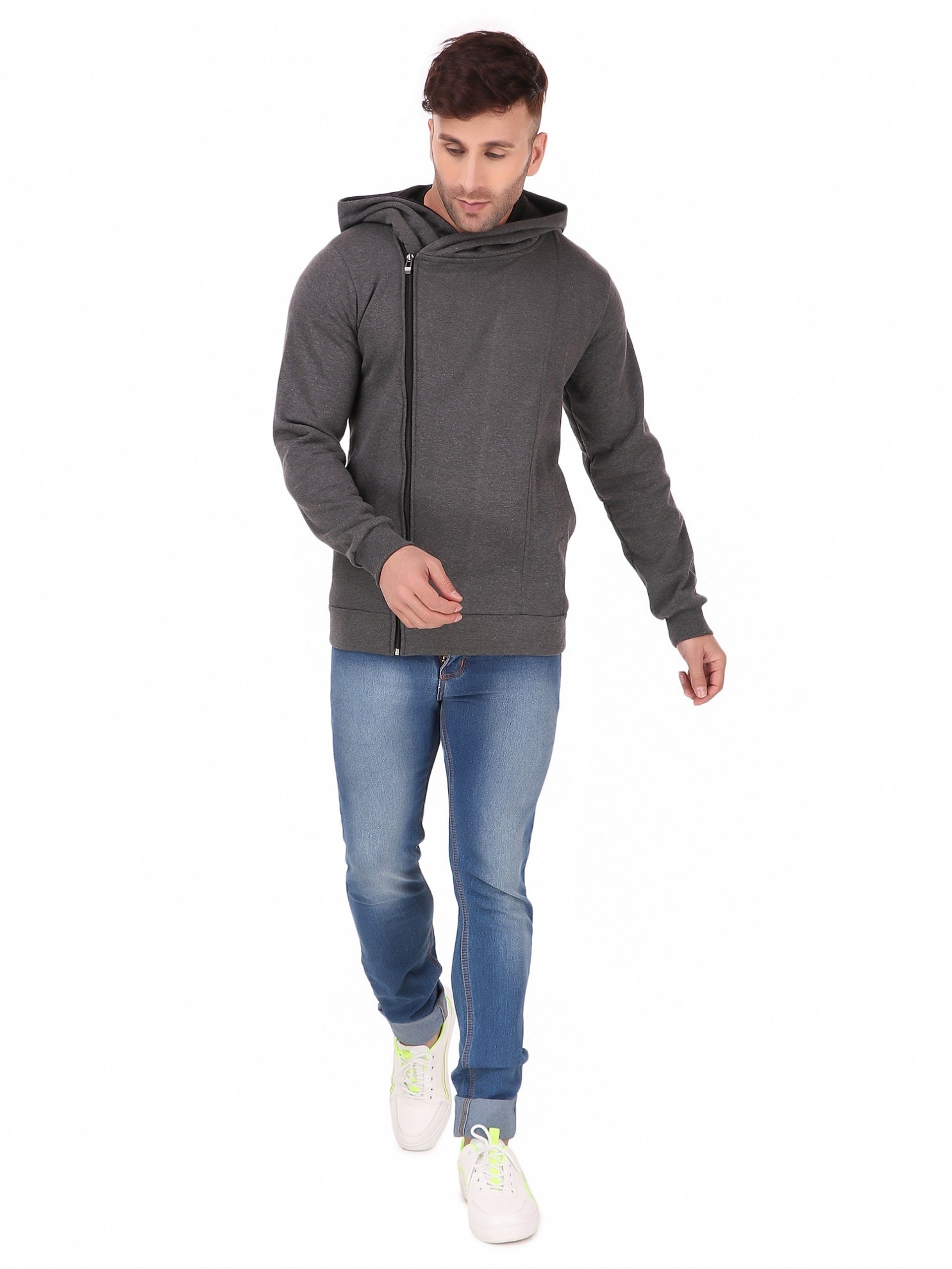 Men's Cotton Hoodie Jacket Sweatshirt