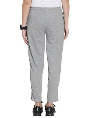 Uzarus Women's Cotton Track Pants With 2 Zippered Pockets