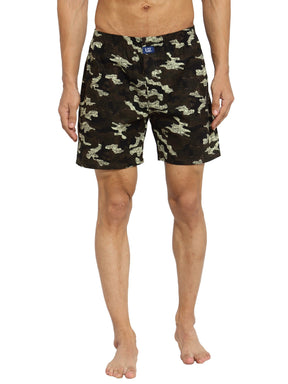 Men's Assorted Printed Boxer Shorts (Pack Of 3) 100% Cotton