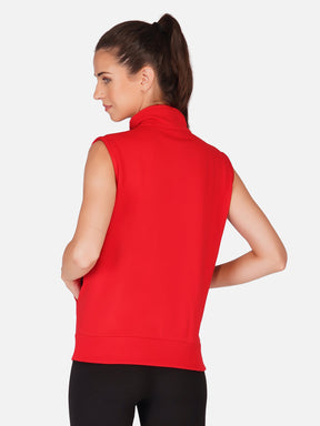 UZARUS Women's Half Sleeves Cotton Fleece Premium Jacket