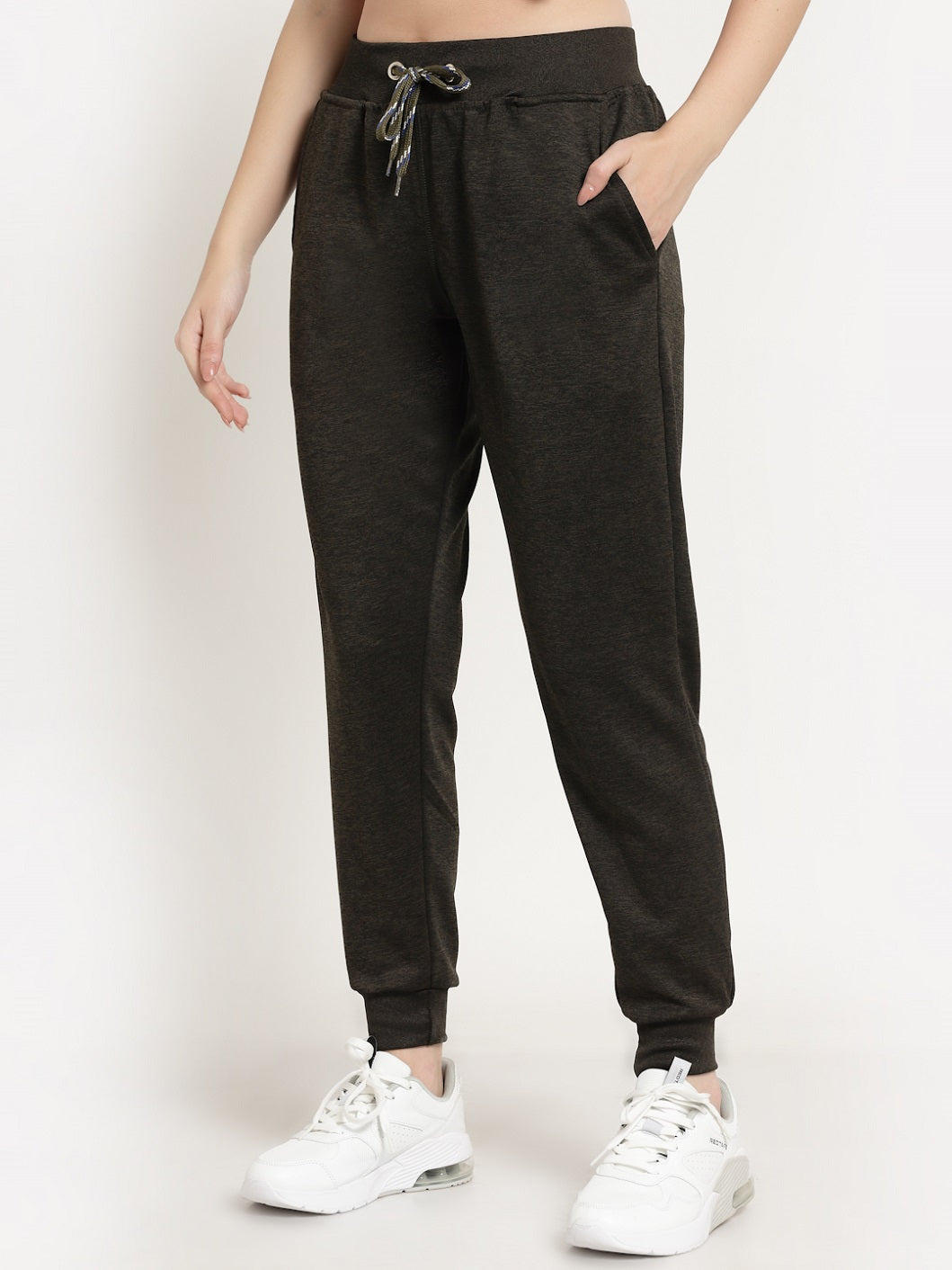 UZARUS Women's Joggers Track Pants with Zippered Pocket for Gym, Yoga, Workout and Casual Wear