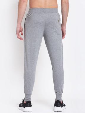 UZARUS Men's Cotton Joggers Track Pants with 2 Zippered Pockets